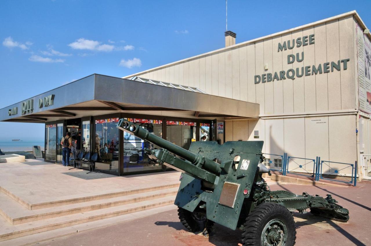L'Hippocampe - Appt Mezzanine Centre D'Arromanches Eksteriør billede